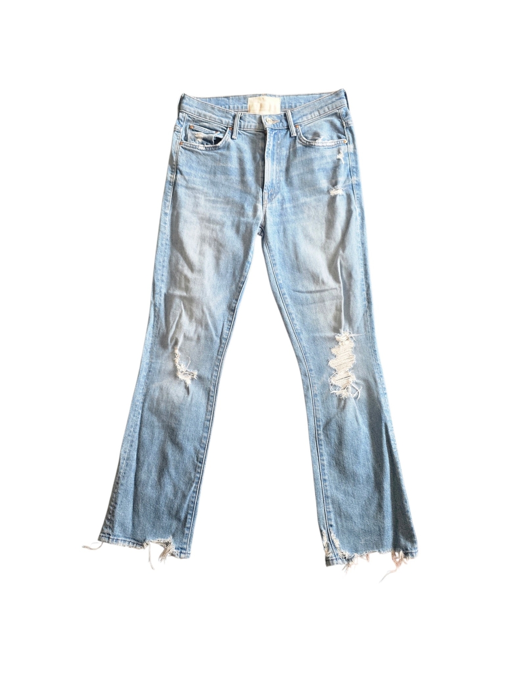 MOTHER SUPERIOR The Insider Ankle Chew Denim Jeans Size 26